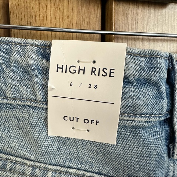 Lucky Brand High Rise Cut Off Jean Shorts BNWT - Picture 7 of 11